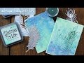 Peacock Feather Card with Distress Oxide Background | Technique Friday with Els