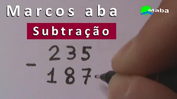 Como fazer cálculo de subtração?