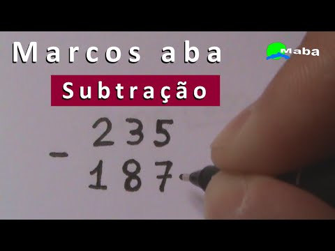 Vídeo: Como Fazer Subtrações