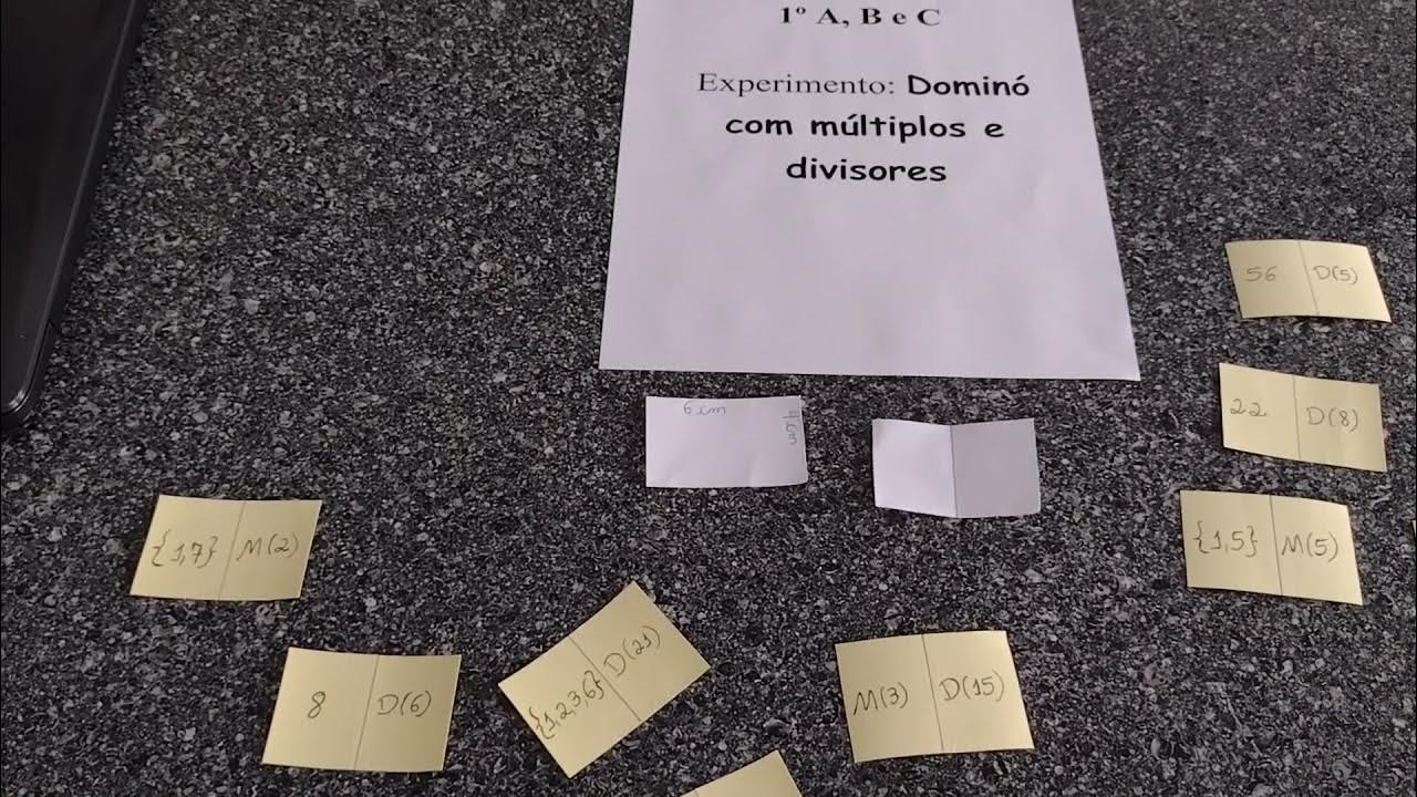 BRINCANDO COM MÚLTIPLOS E DIVISORES - Departamento de Matemática