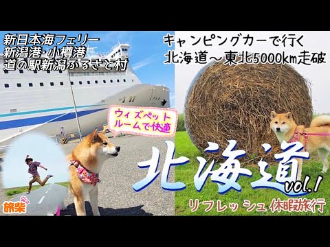 【キャンピングカーと柴犬で行く】北海道～東北5000キロの旅