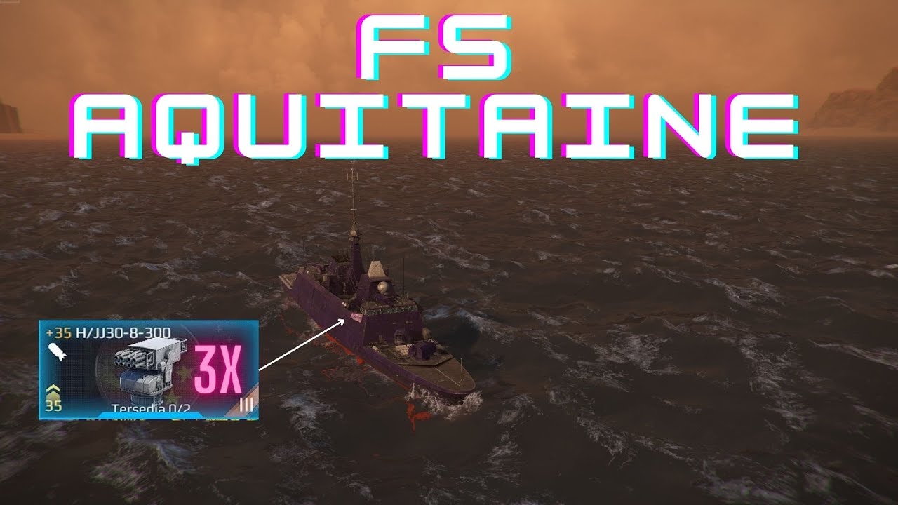 FS Aquitaine (D650) | Review GL TERKUAT di Modern Warships | Demagenya ...