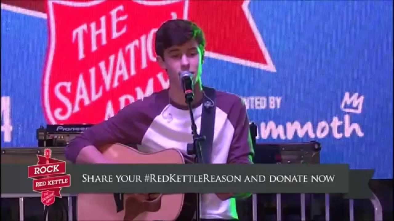 Shawn Mendes Live Full Set - Rock The Red Kettle ( 12/6/2014 )