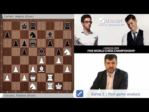 Svidler's Caruana-Carlsen Game 1 Analysis - 2018 FIDE World Chess  Championship 