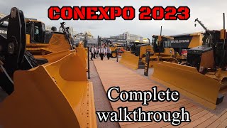 2023 Conexpo show in Las Vegas complete full walkthrough. This place is huge with cool equipment!