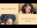 Defining 3c/4a Kinky Curly hair/Clip ins| Better Length