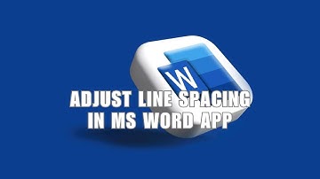 ❤ FIX: How to adjust line spacing in Ms Word app on Android | Full Tutorial