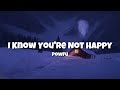 Powfu - I Know You’re Not Happy (Lyrics)