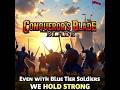 Conqueror's Blade even with blue tier soldiers whe hold strong