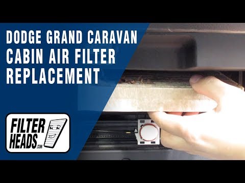 How to Replace Cabin Air Filter 2013 Dodge Grand Caravan - YouTube