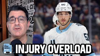 How will Sean Durzi, John Marino injuries impact Utah blue line?