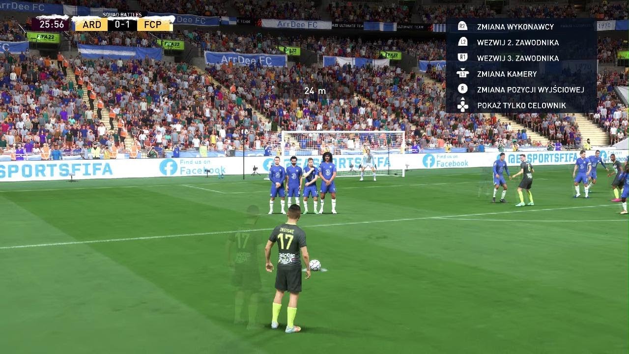 FIFA 22 free kick insigne