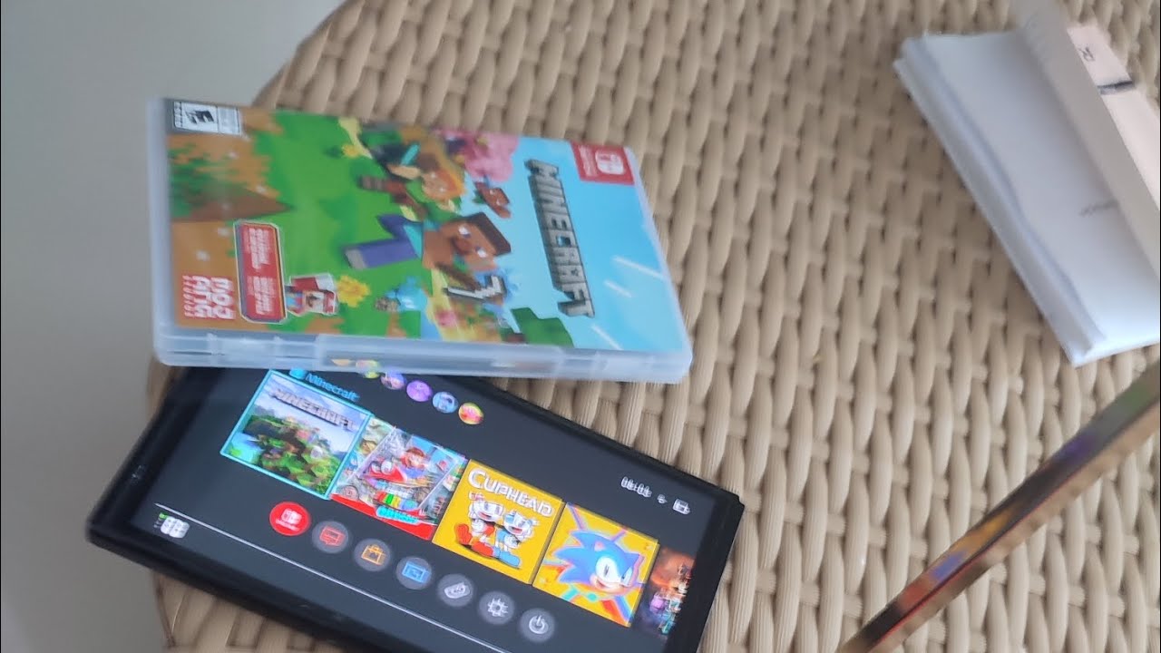 Minecraft en nintendo switch 😎 - YouTube