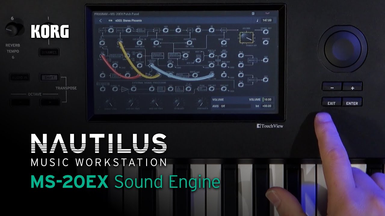 Nautilus MS20 EX sound engine YouTube