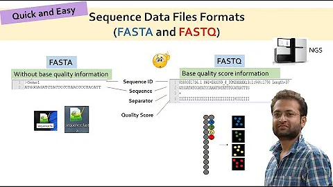 Difference between FASTA and FASTQ file formats. How to make a fasta formatted file.