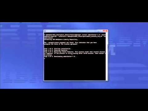 WebSphere 8 5 5 How to install a feature to Libery profile using local repository