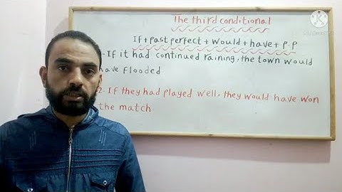 الحالة الثالثة من قاعدة The third conditional/if