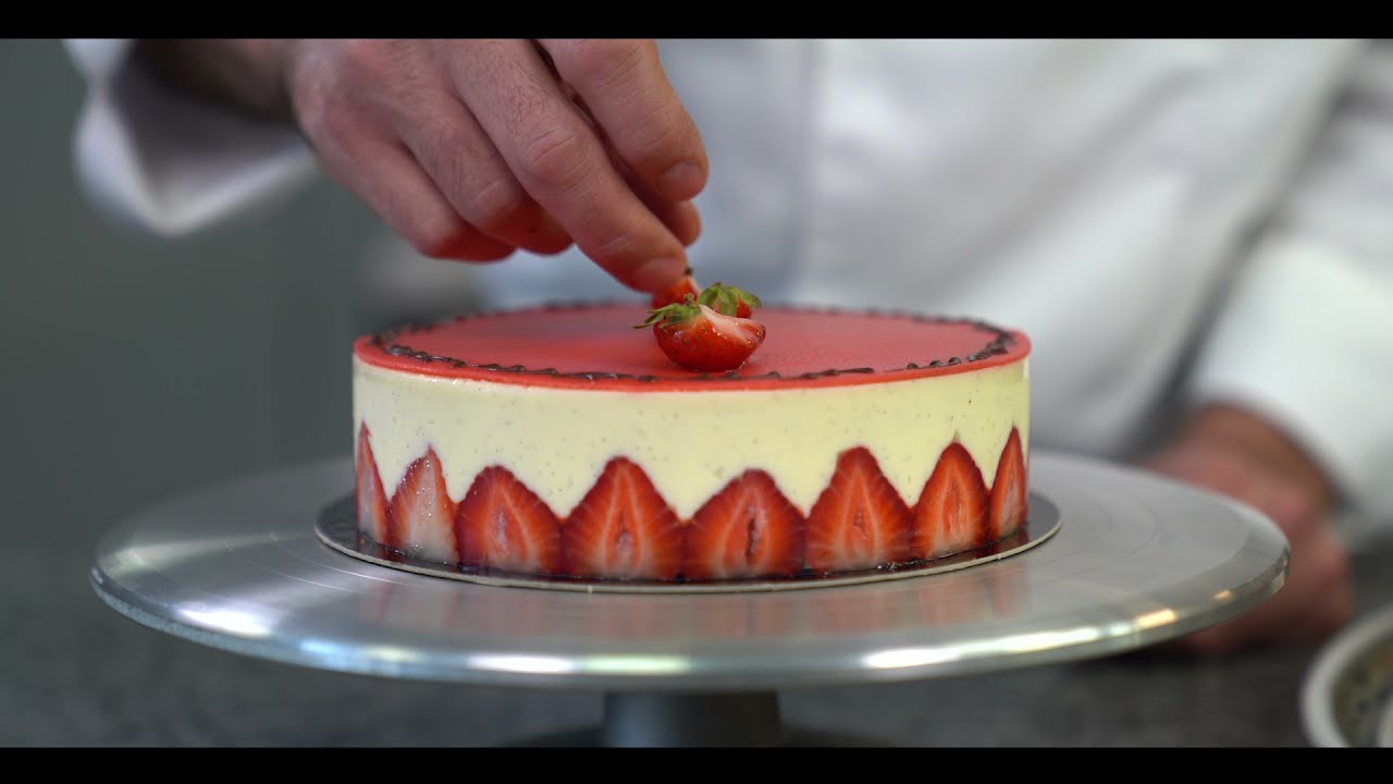 Tarta Fraisier - Diploma de Pastelería (Le Cordon Bleu Madrid)