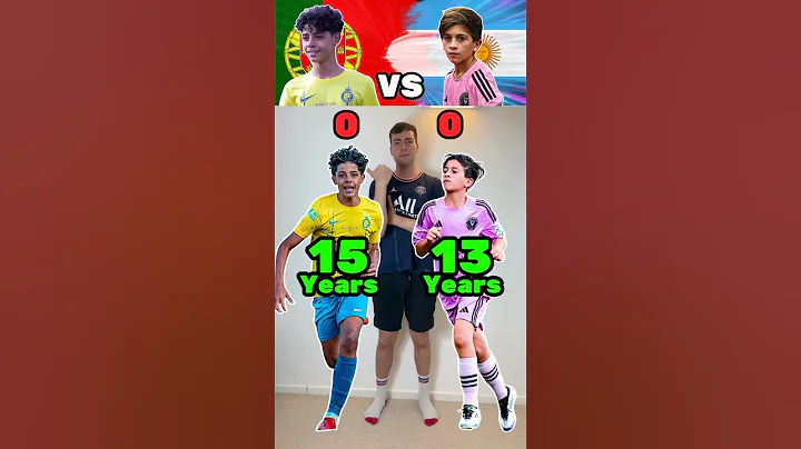 Cristiano Ronaldo Jr VS Thiago Messi VS Ronaldo VS Messi Young