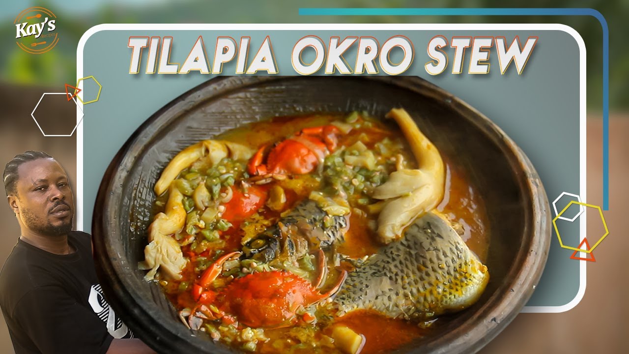 This Ghanaian Okro Stew Will Blow Your Mind! | Tilapia, Crabs & Mushrooms Inside!