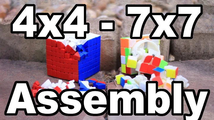How to Take Apart & Reassemble Big Cubes (4x4, 5x5, 6x6, & 7x7)