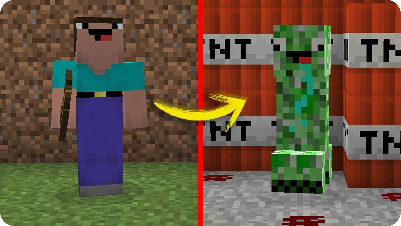 NOOB MINECRAFT VS CREEPER NOOB TROLL NOOB MUERE TROLLEADO EN MINECRAFT ...