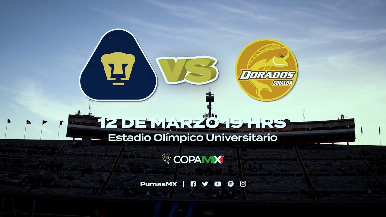 CL19 I Color Copa MX I Pumas vs. Dorados - YouTube