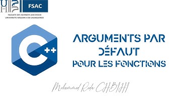C++ : Les arguments par défaut pour les fonctions