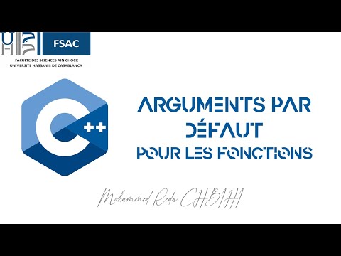 Vidéo: Comment passer un argument par défaut en C++ ?