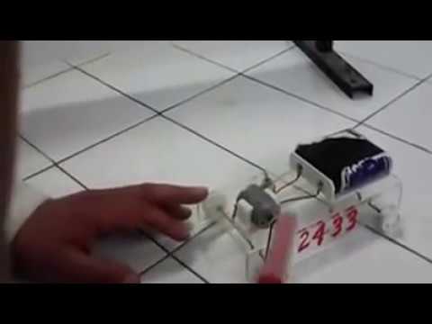 تحريك عربة ببطارية