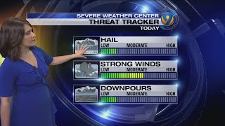 Wednesday afternoon forecast update from meteorologist Jaclyn Shearer