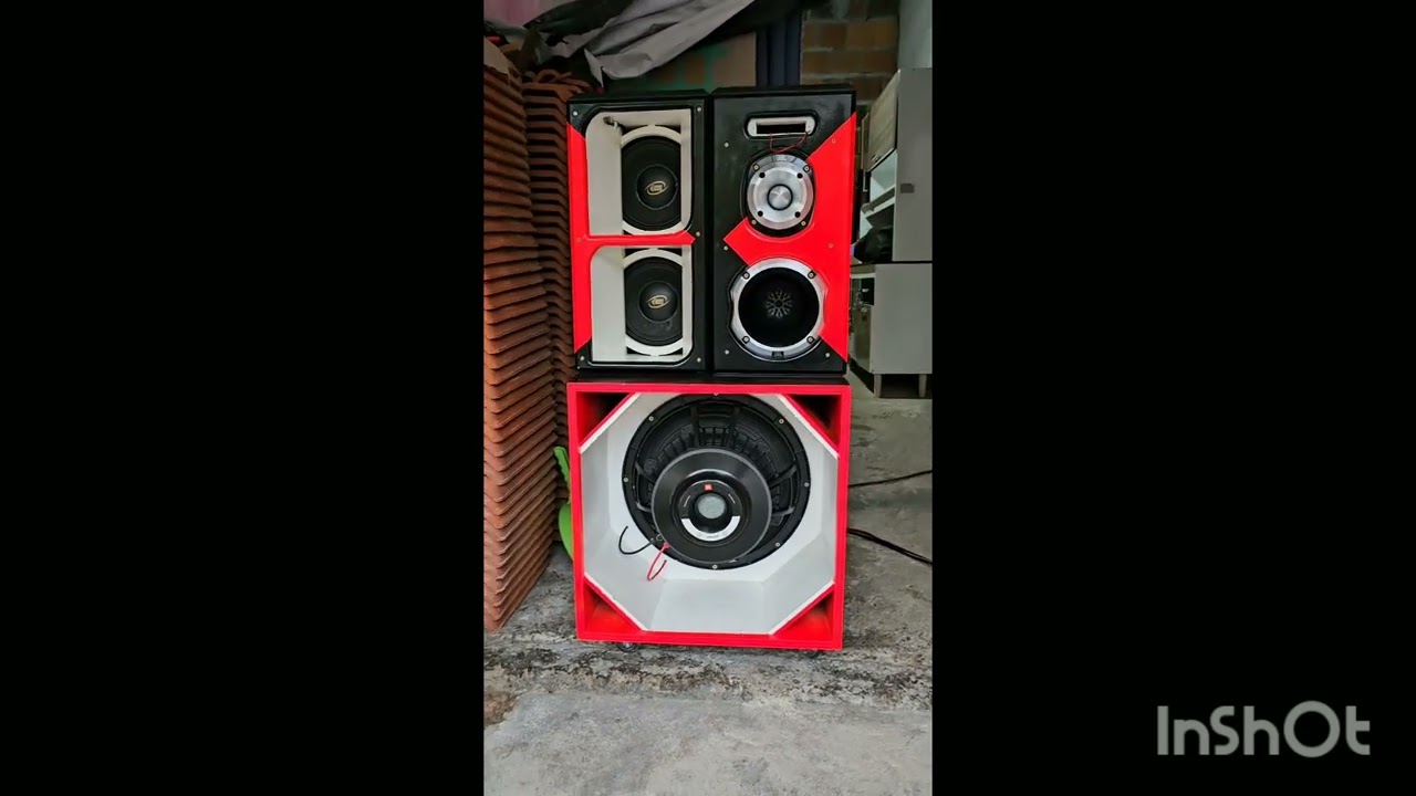 Rack móvel da nossa caixa bob fundo de quintal ficou pronto mesa taramps e Pioneer x3000br 