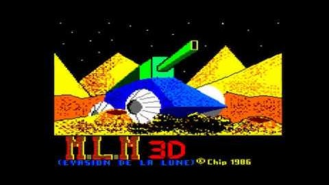 M.L.M 3D - evasion de la lune for Amstrad CPC (slideshow)