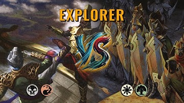 MTG Explorer - Rakdos Midrange by Warped Concept VS Selesnya Aggro by Garrez
