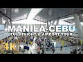 Gambar cover NAIA To Mactan-Cebu International Airport | Full Flight & Airport Walking Tour | 4K | Philippines