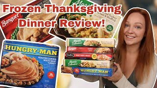 Reviewing 5 Frozen Thanksgiving Dinners!