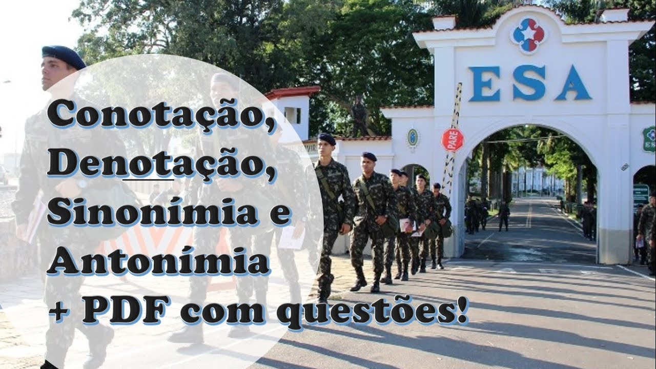 Aula 08: Conotação, Denotação, Sinonímia e Antonímia - ESA | Teacher Rafael