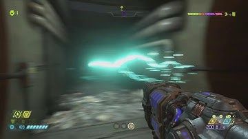 DOOM Eternal - ARC Complex: Head To West Turret: Electrical Hall and Control Room Gameplay (2020)