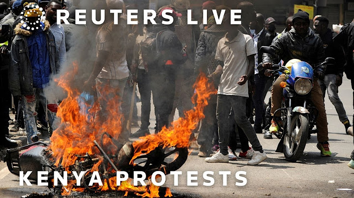LIVE: Protesters in Kenya call for President Ruto's resignation