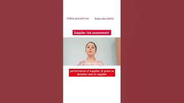 Supplier risk assessment #shorts #aiinbusiness #machinelearning #deeplearning #ai #python
