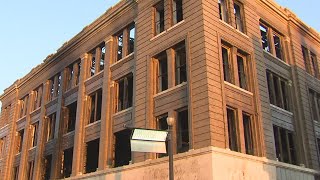 Large fire guts vacant historic building in downtown Beaumont