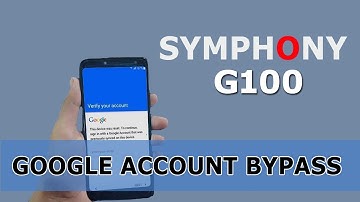 Symphony G100 frp bypass Or Symphony G100 google Account Bypass 100% working