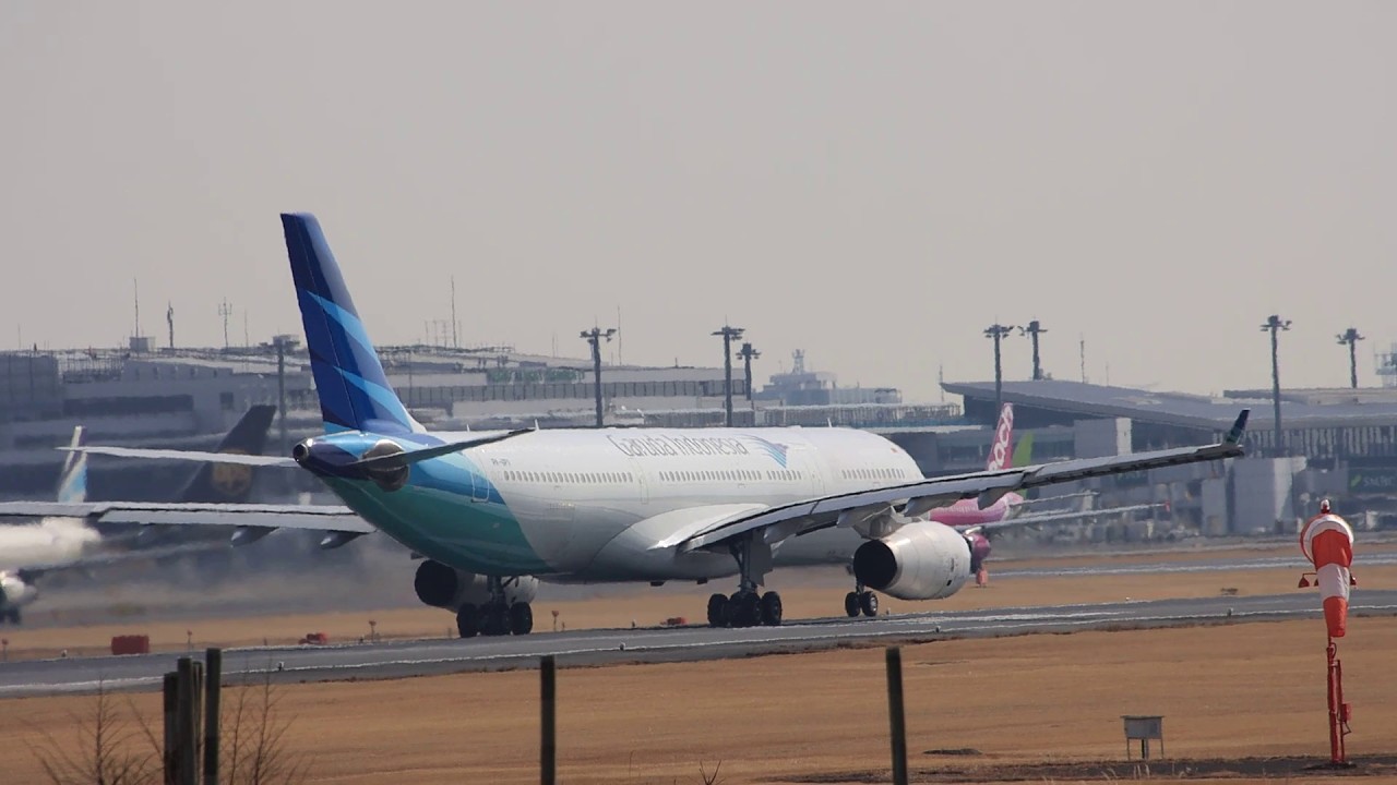 ガルーダインドネシア航空・PK-GPV・エアバスA330-300・成田空港離陸・2026/2/5