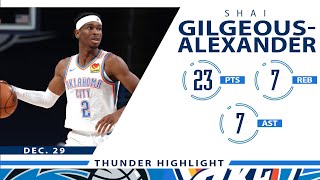 Shai Gilgeous-Alexander&#39;s Full Highlights: 23 PTS, 7 AST vs Magic | 2020-21 Season - 12.29.20