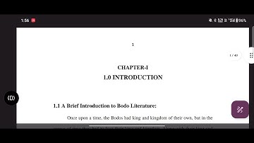 UGC NET BODO CHAPTER -1 STUDY MATERIAL