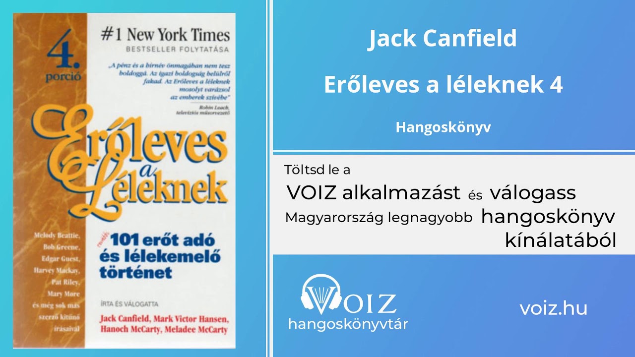 Erőleves a léleknek 4 - Jack Canfield - VOIZ hangoskönyv