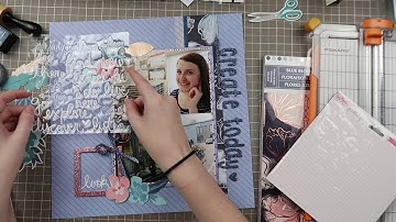 Make Stuff - 12x12 Multi-Photo Layout Process Video // Falling Back to Basics Series