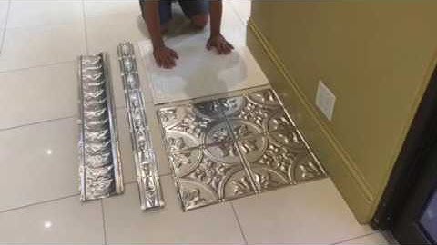 Pro-Tips: How to finish off a Tin Ceiling Perimeter