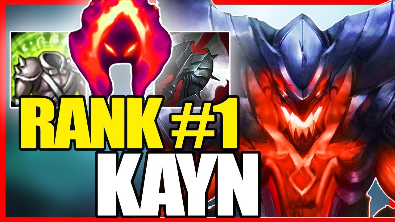 PLAYING #1 KAYN WORLD BUILD! KAYN IS ACTUALLY S TIER JUNGLER! - League ...