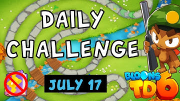 Bloons TD 6 Daily Challenge | Snipers Paradise Guy+Mask | No MK No Powers Used | July 17 2024